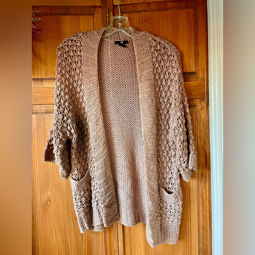 H&M open front cardigan